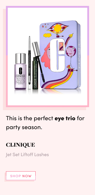 Clinique Jet Set Liftoff Lashes, The perfect eye trio for party season.